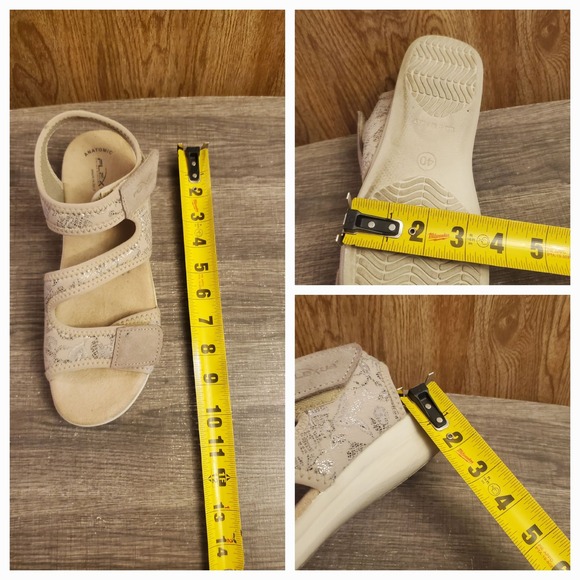 Flexus By Spring Step Wedge Sandals Women's EU 40 US 9 Tan - Picture 11 of 11